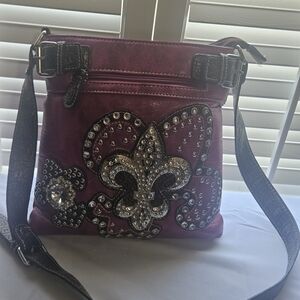 Stylish Pink Embellished Women's Bag